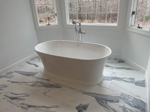 Complex Bathroom Renovation With Plumbing Relocation
