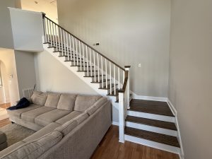 Kitchen and Stair Renovation With New Landing